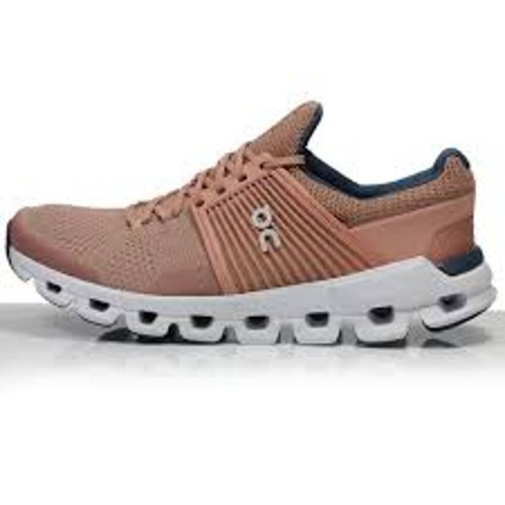 On Cloudswift Running Shoes Lace Up Low Top Lightweight Athletic Blush Pink 7